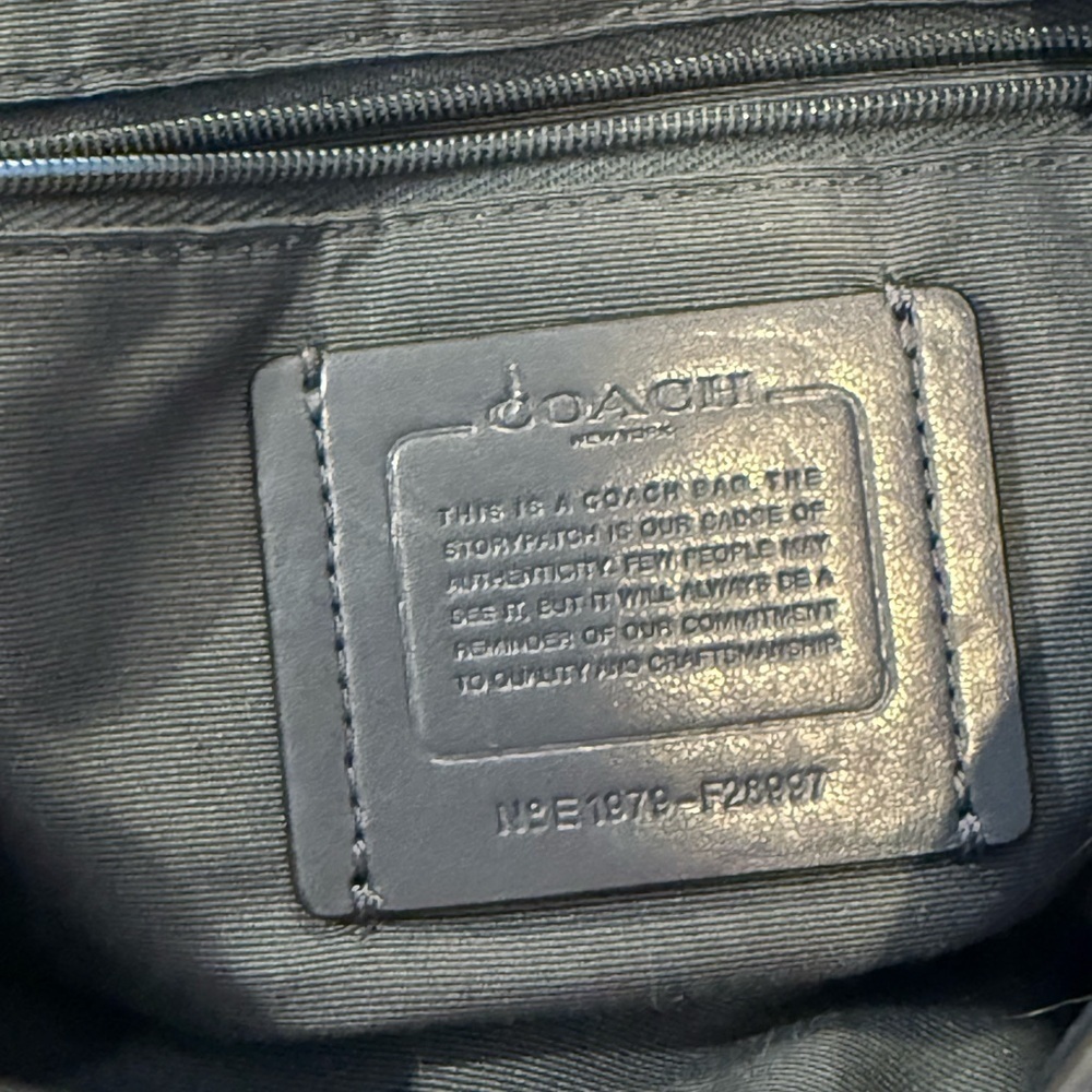 Coach Blue Leather Women's Bag - Picture 3 of 9